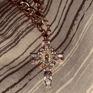 Beautiful Mary mother of Jesus cross bracelet